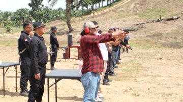 Latihan Bersama Polres Aceh Tenggara dan Perbakin, Tingkatkan Profesionalisme dan Kemahiran Menembak Personel