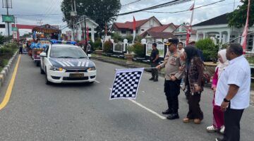 Kapolres Agara Lepas Karnaval Budaya, Warna-Warni Tradisi Semarakkan Hari Jadi Ke-52 Kabupaten Aceh Tenggara
