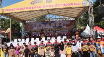 Gaungkan Sportivitas di Hari Bhayangkara ke-80, Kapolres Aceh Tenggara Resmi Buka Kejuaraan Grasstrack 2026