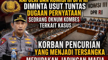 Demo Mendesak Kapolri dan Komisi III DPR RI Diminta Usut Tuntas Dugaan Pernyataan Seorang